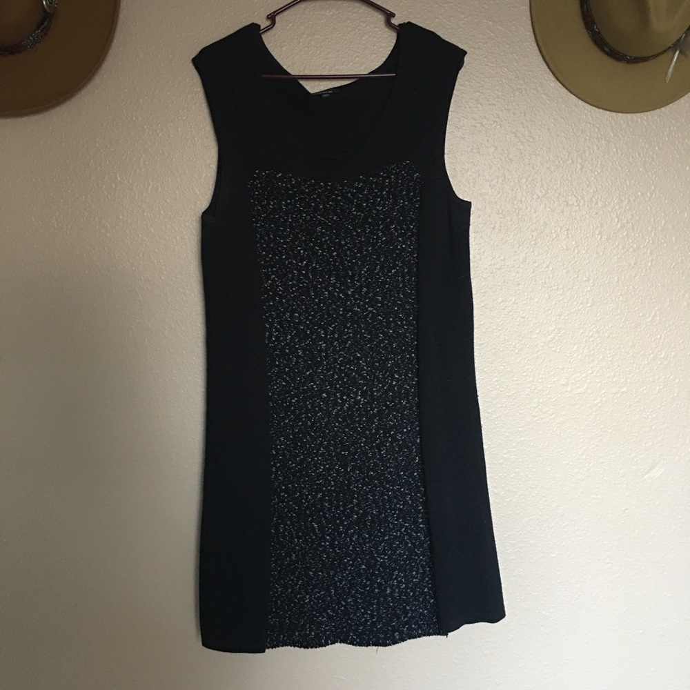 Women’s Apt. 9 Black and Acrylic White Mini Sleeveless Dress - Business Casual